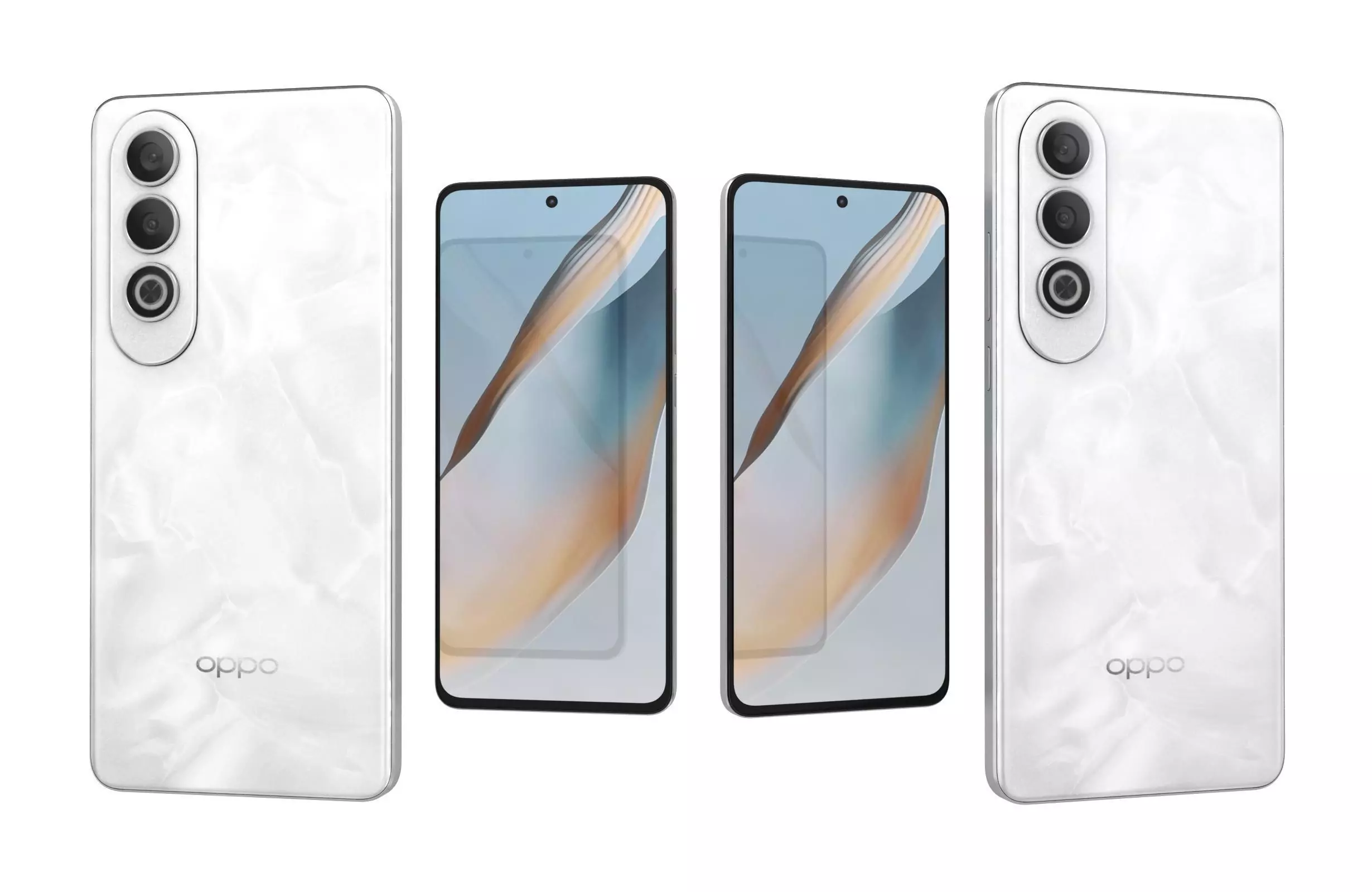 Oppo K12 Plus Snow peak white 3D model_0