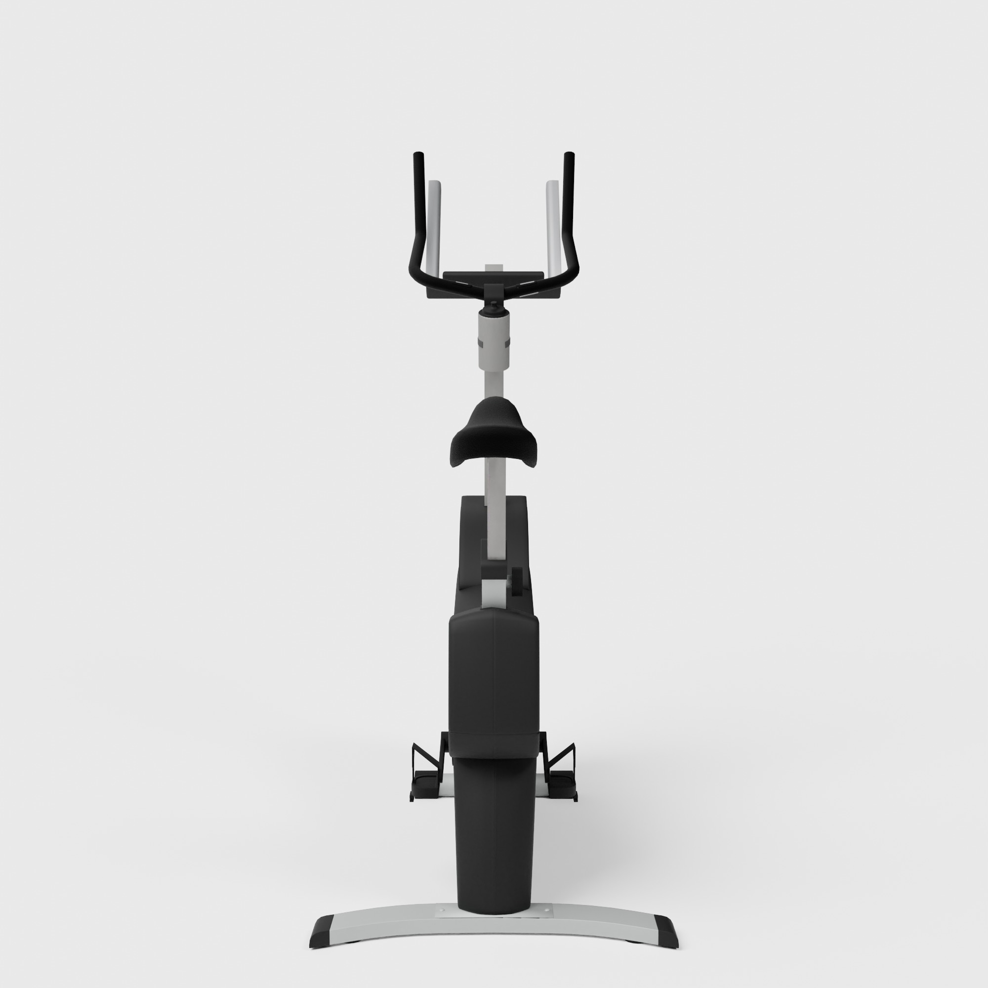 Life Fitness Exercise Bike Low-poly 3D model_3