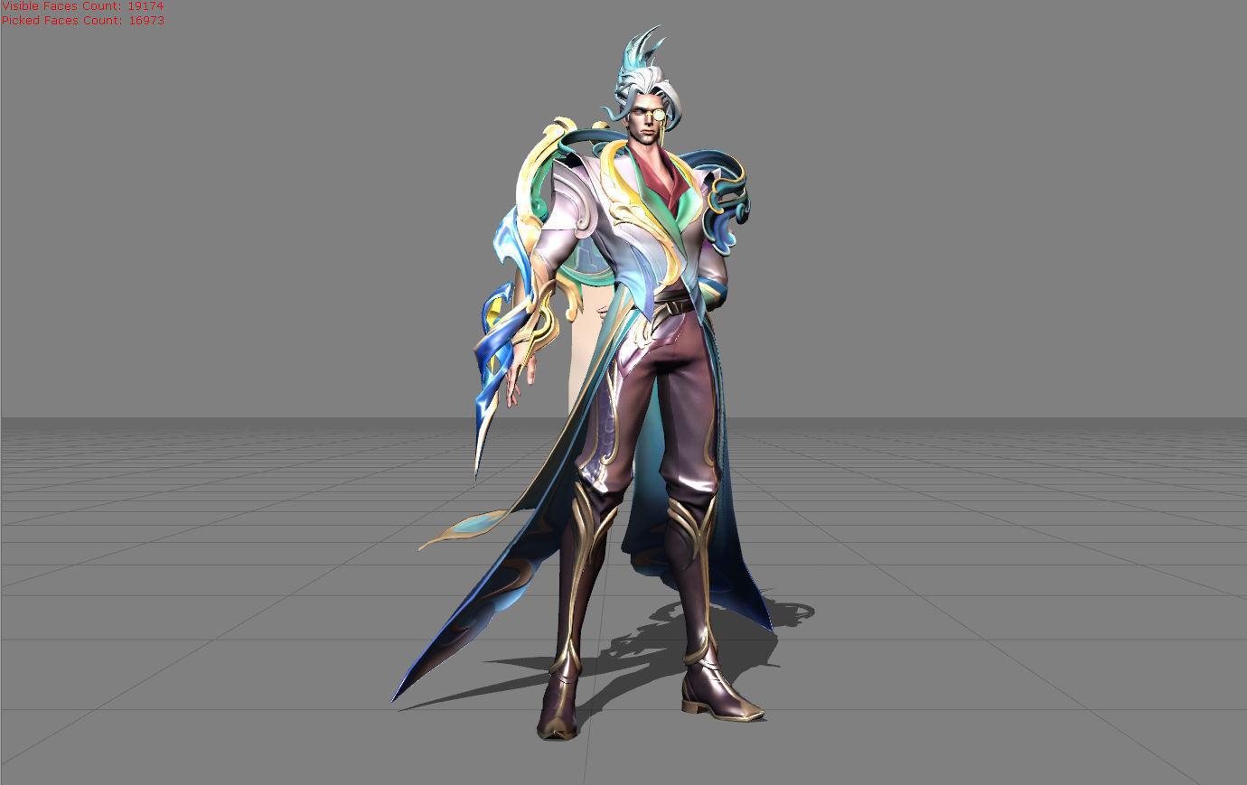 Natan Tidal Lord Low-poly 3D model_1