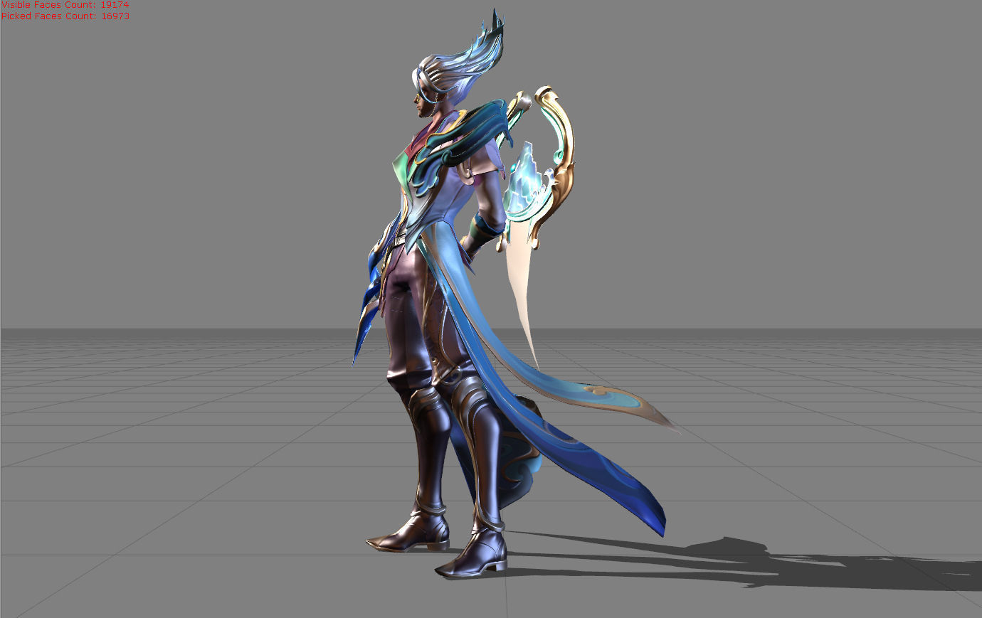 Natan Tidal Lord Low-poly 3D model_3