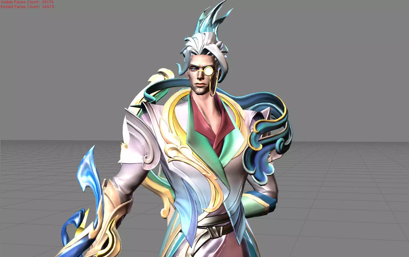 Natan Tidal Lord Low-poly 3D model_0