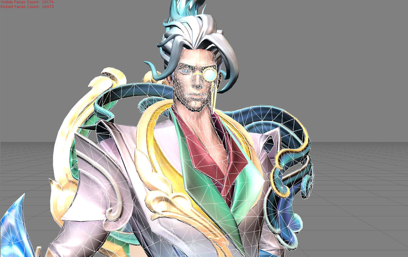 Natan Tidal Lord Low-poly 3D model_5