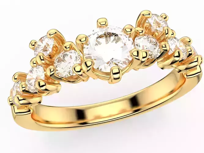 Designer Diamond Engagement Ring