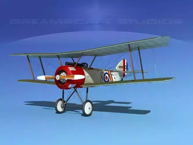 Sopwith Pup Fighter 3D model