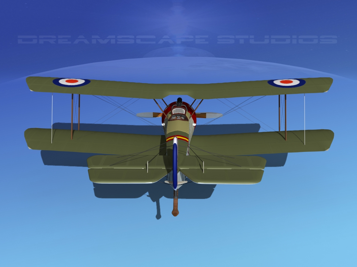 Sopwith Pup Fighter 3D model_9