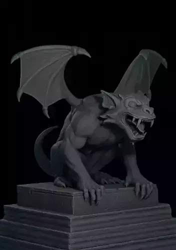 Gargoyle Statue  3D print model