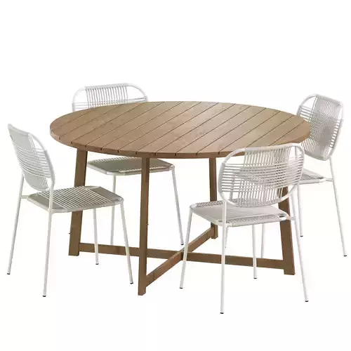 Oudoor Garden Dining Set Kave Home Talaier Dafne