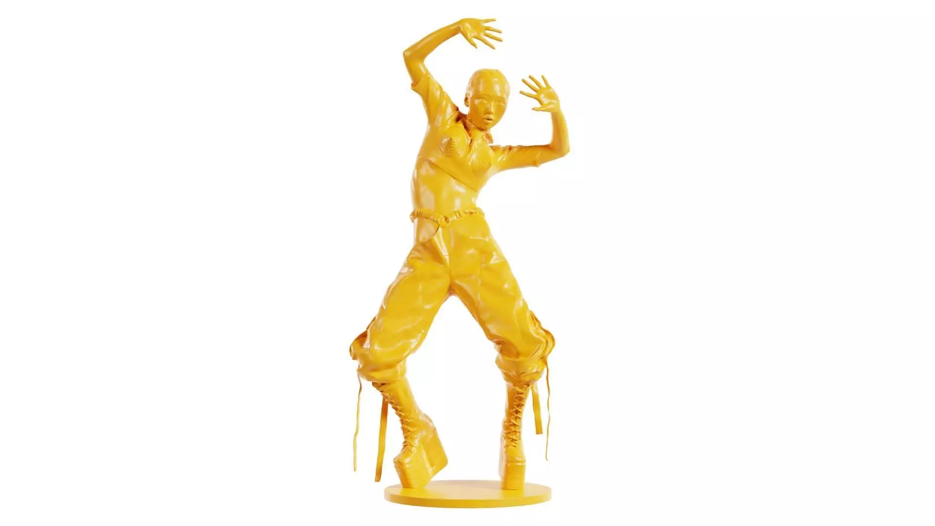 Woman Wearing Motorbike Outfit 10 3D print model