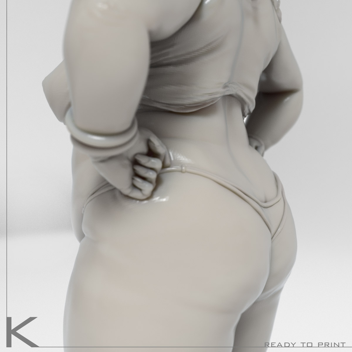 Chubby girl 1 3D print model_1