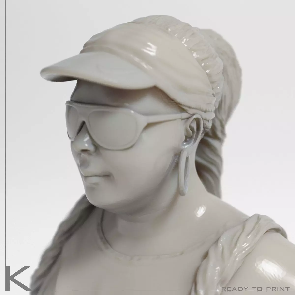 Chubby girl 1 3D print model_0