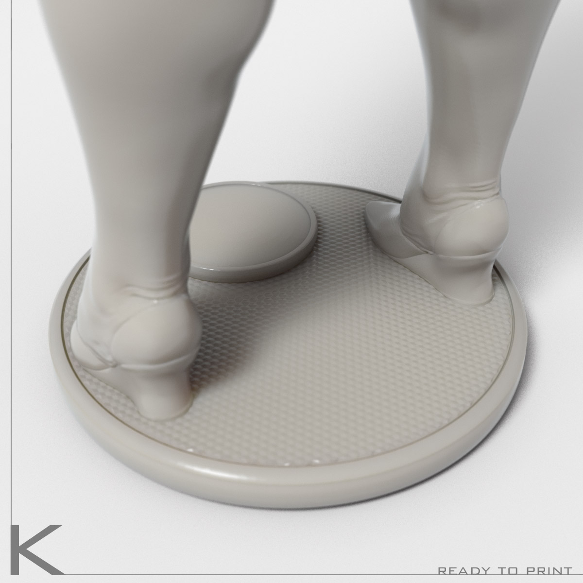 Chubby girl 1 3D print model_2
