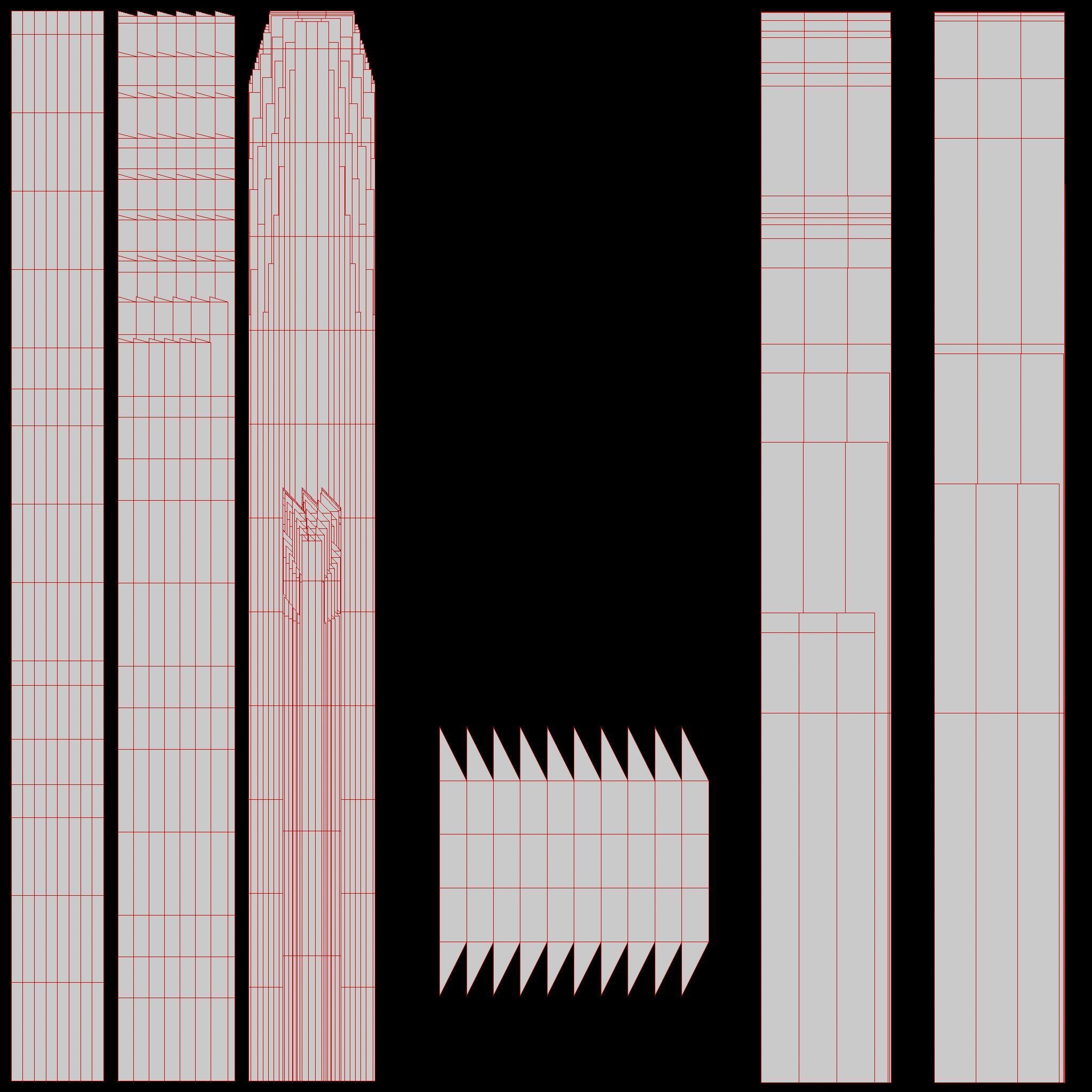 Spruce Branch Big 3D model_8