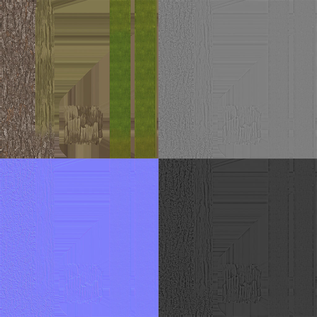 Spruce Branch Big 3D model_7