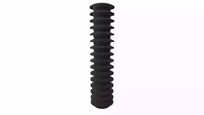 Ceramic Insulator Bushing Transformer Low-poly 3D model