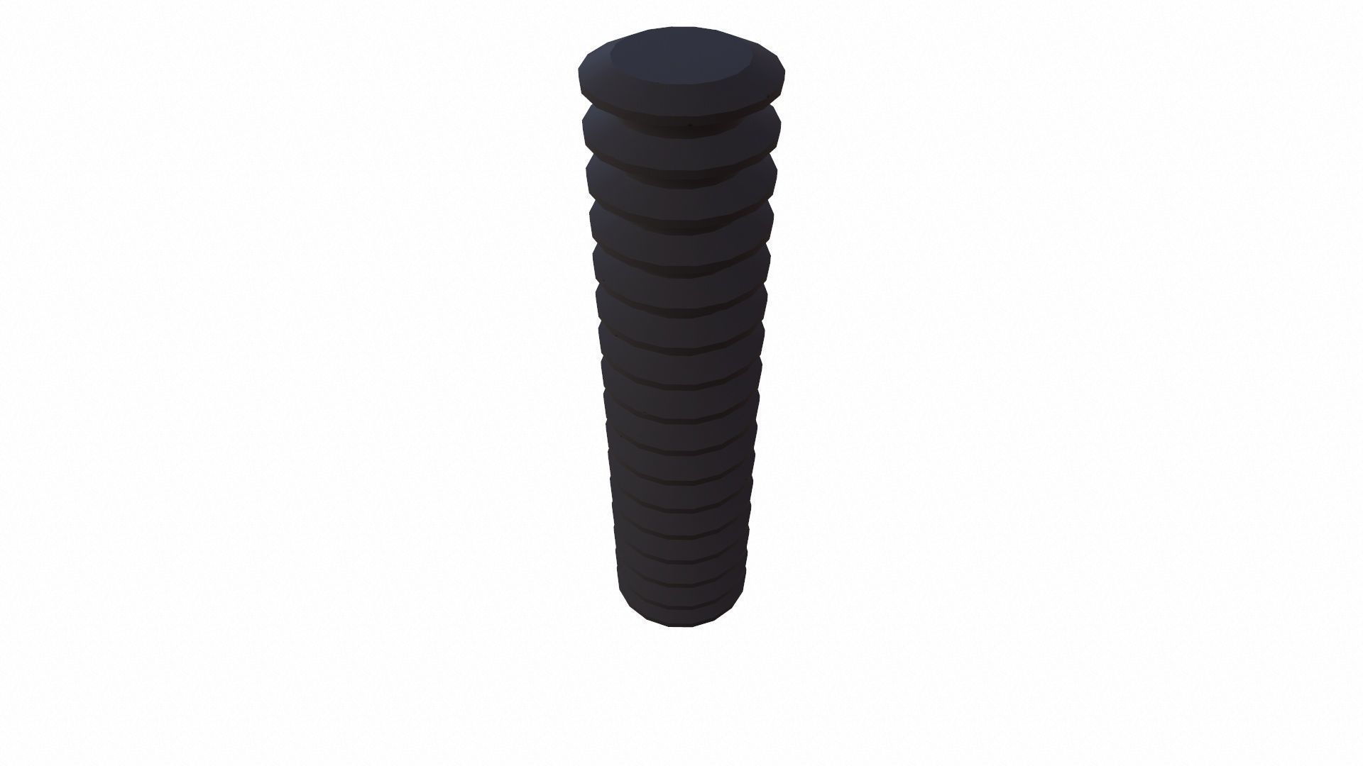 Ceramic Insulator Bushing Transformer Low-poly 3D model_2