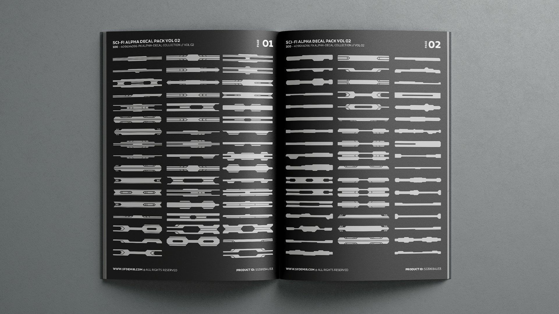 100 - Sci-Fi Alpha Decal Pack Vol 02 Texture_1