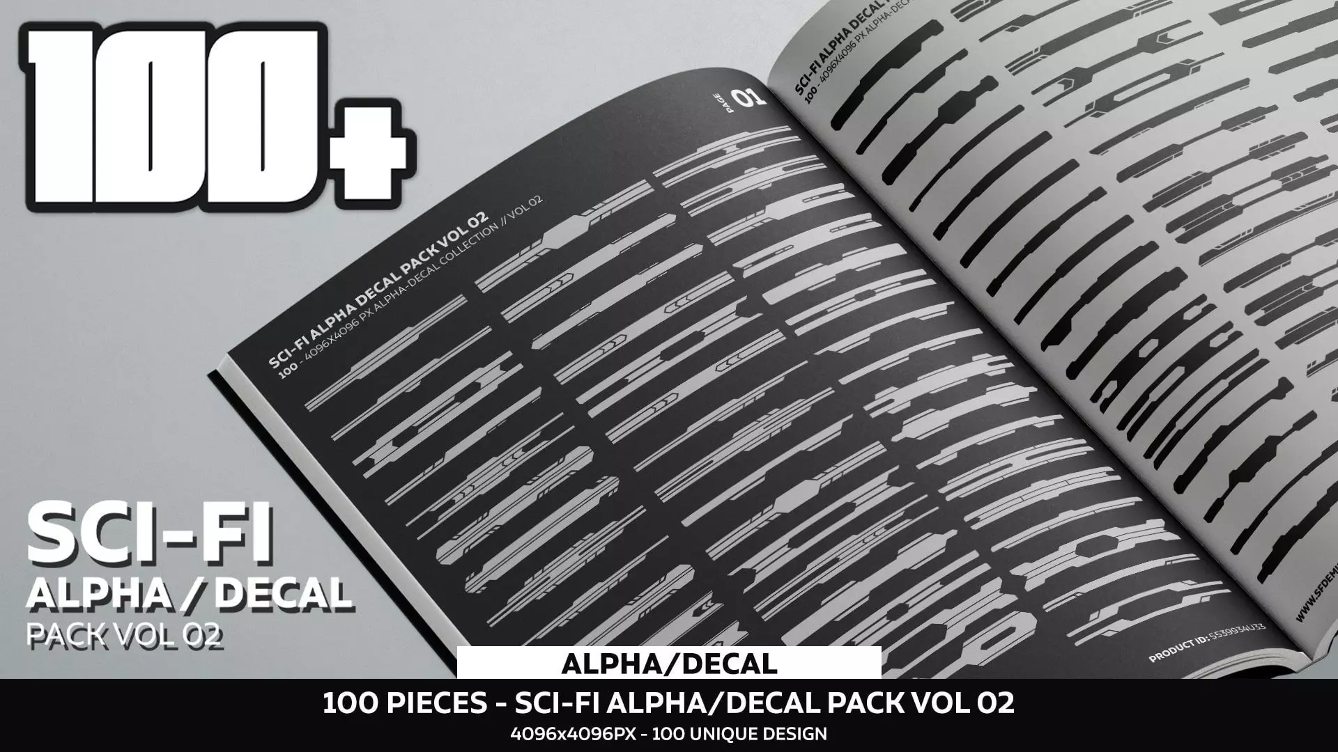 100 - Sci-Fi Alpha Decal Pack Vol 02 Texture_0