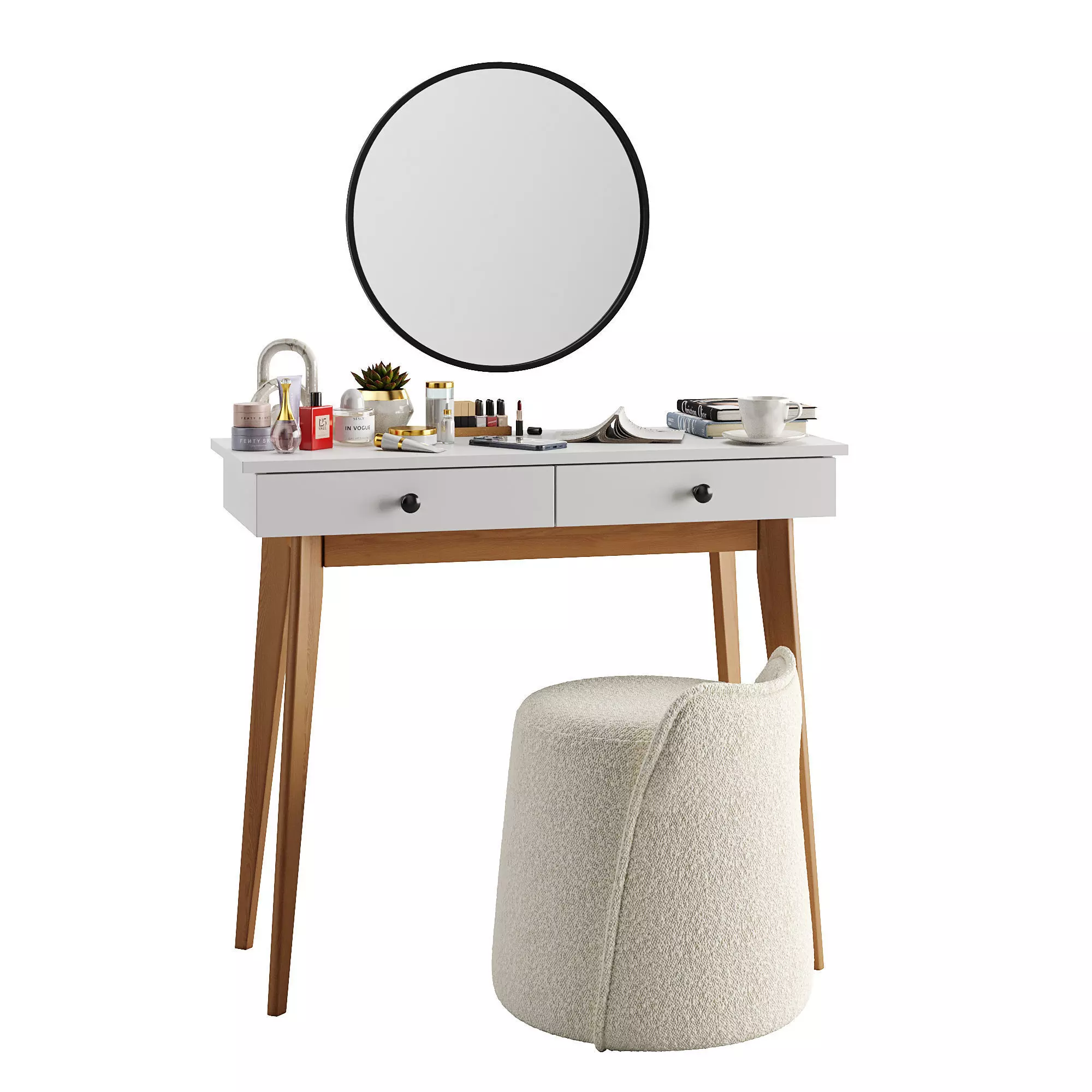 Dressing table Adele Mirror Focus 3D model