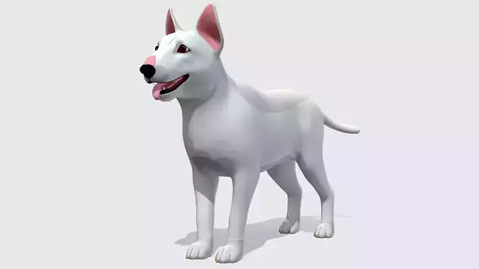Cartoon Dog - Bull Terrier