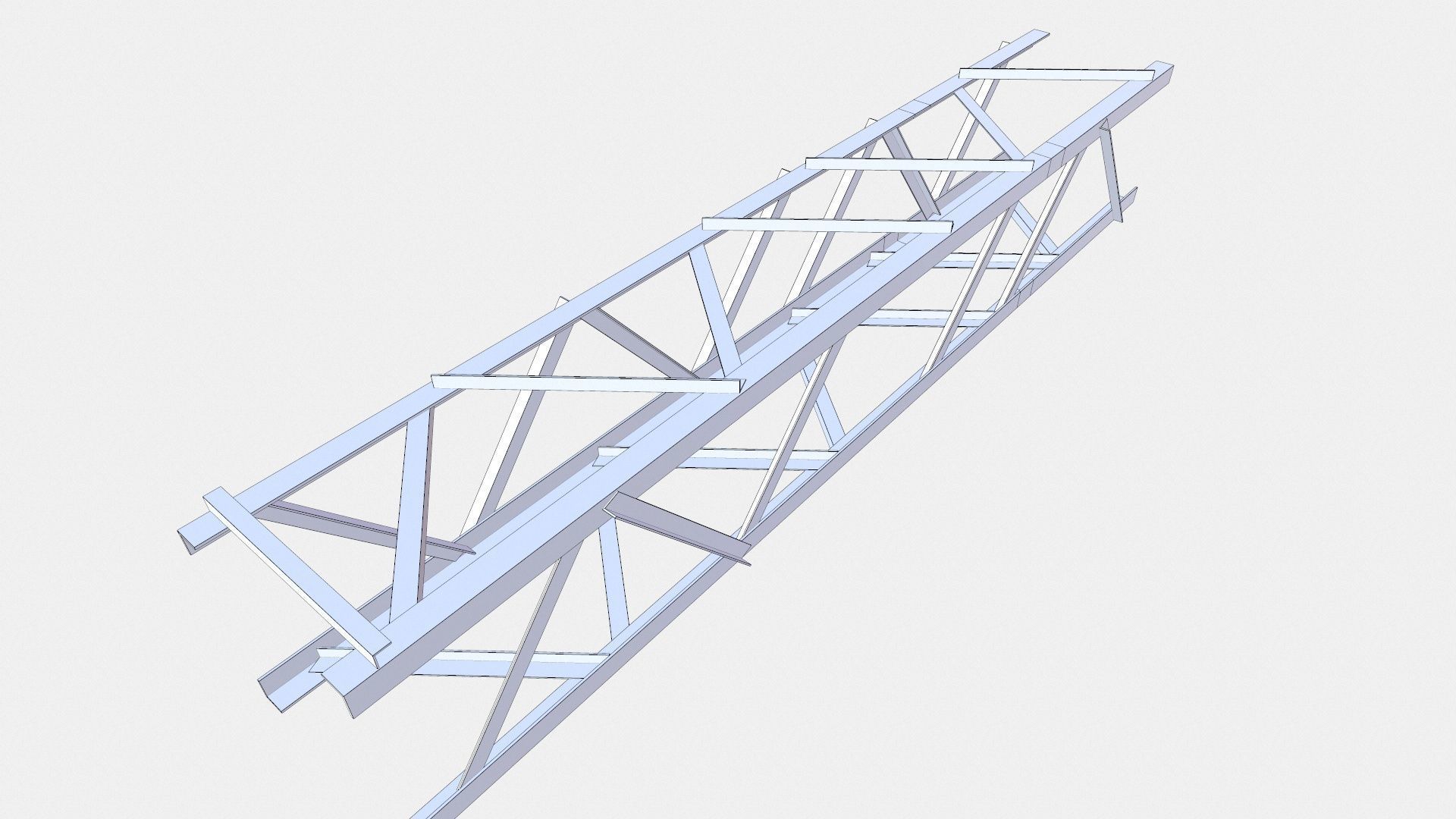 Popsicle Bridge Low-poly 3D model_7