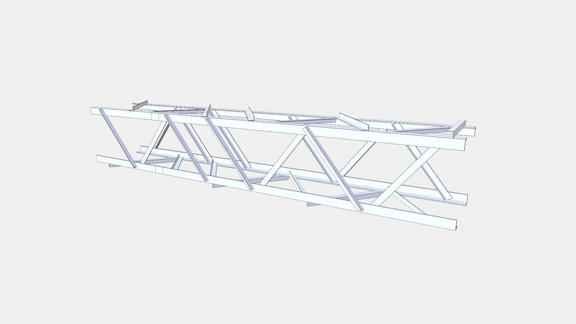 Popsicle Bridge Low-poly 3D model_9