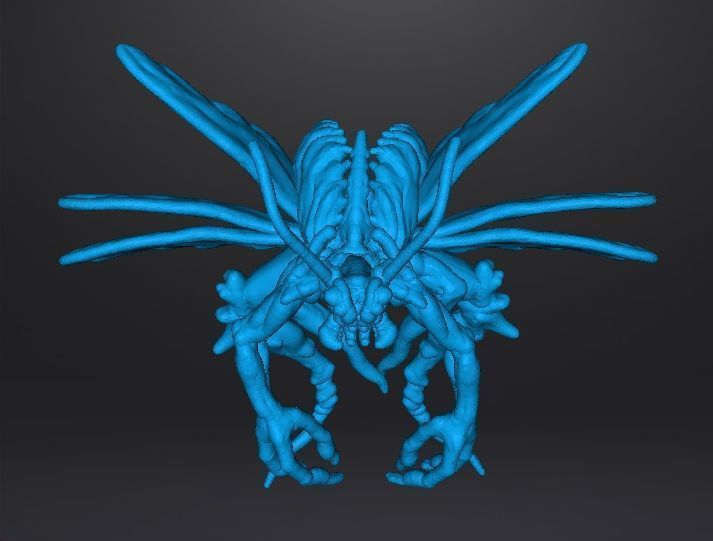 RE4 FLYING NOVISTADOR MONSTER MINIATURE MODEL HORROR FANTASY RPG 3D print model_11