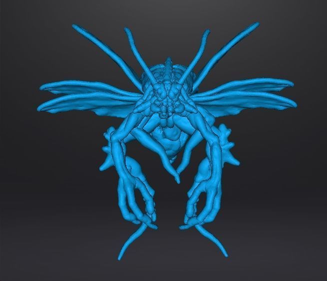 RE4 FLYING NOVISTADOR MONSTER MINIATURE MODEL HORROR FANTASY RPG 3D print model_8