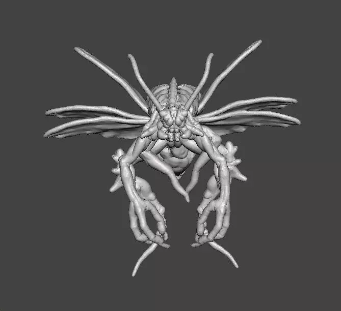 RE4 FLYING NOVISTADOR MONSTER MINIATURE MODEL HORROR FANTASY RPG 3D print model_0