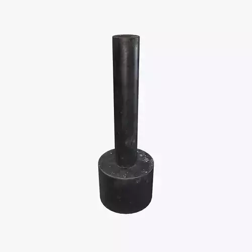  Medieval Hardie Hole Tool V02 Low-poly 3D model