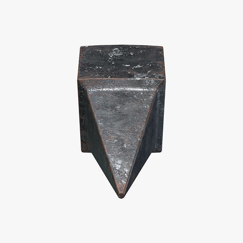 Medieval Hot Cut Hardy Tool Low-poly 3D model