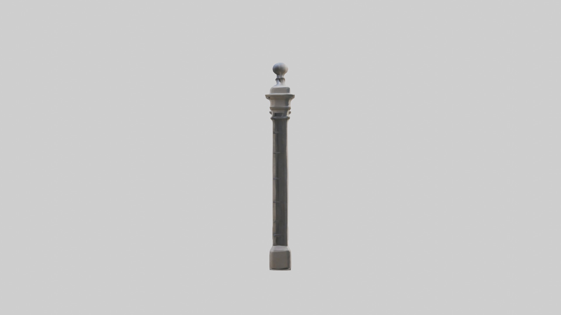 Wrought Iron Gate Model Low-poly 3D model_4