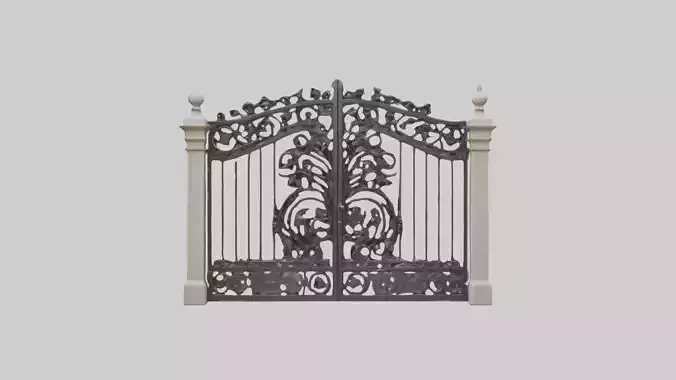 Wrought Iron Gate Model