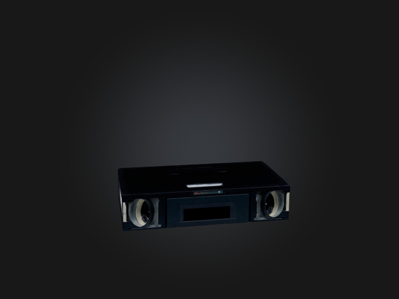 VCR Tape Low-poly 3D model_5