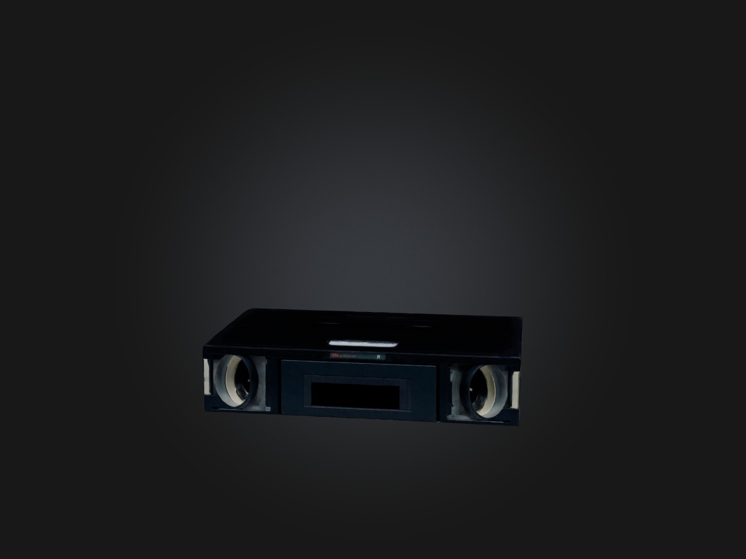 VCR Tape Low-poly 3D model_3