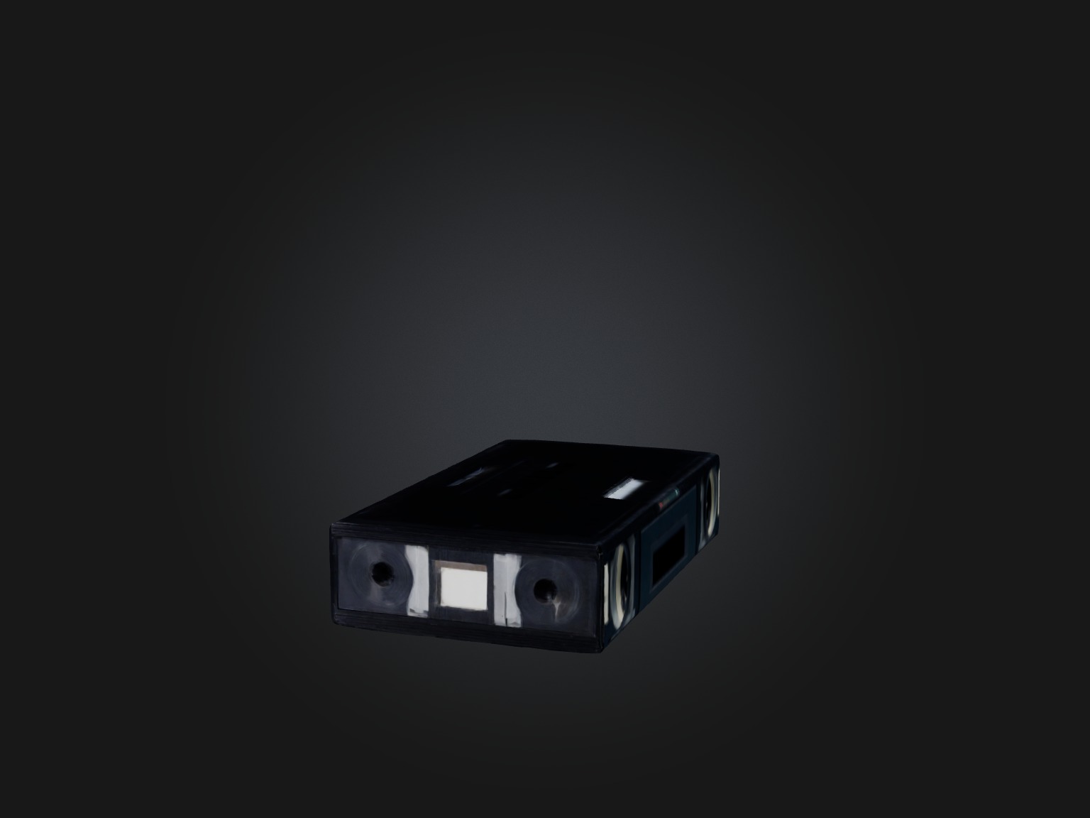 VCR Tape Low-poly 3D model_4