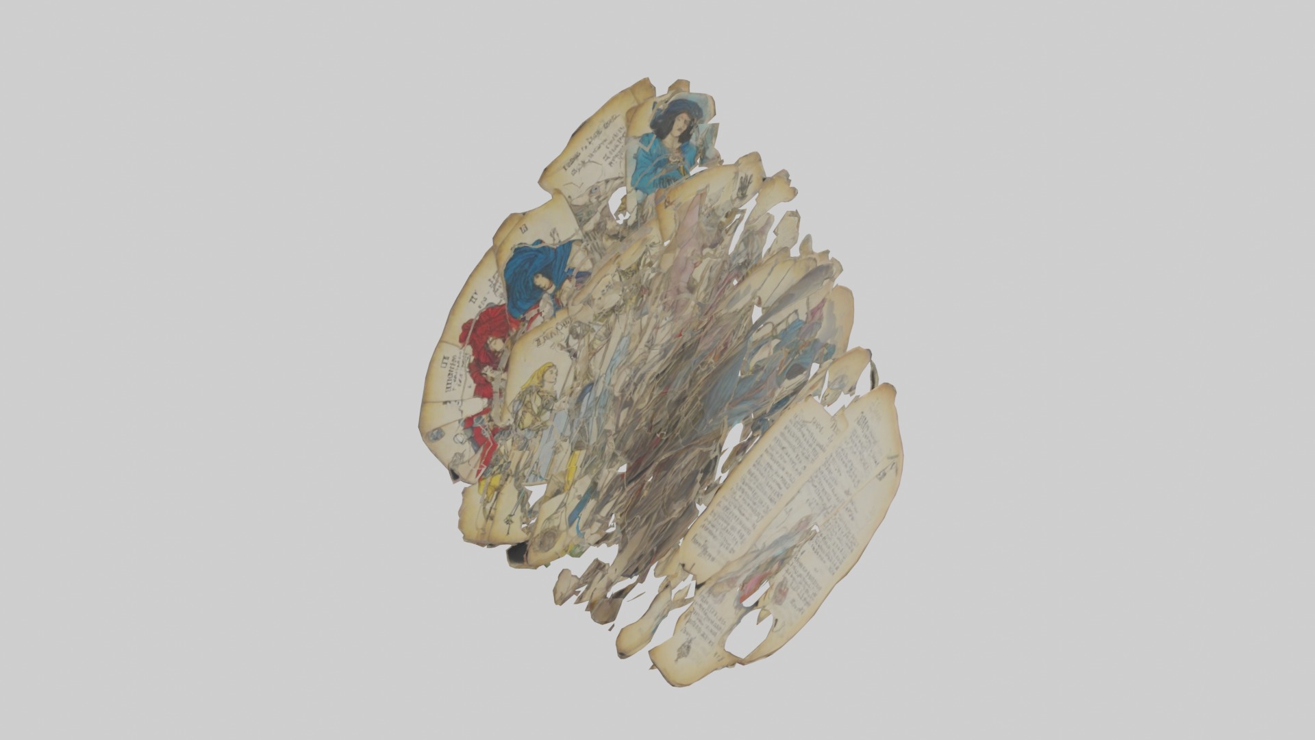 Tarot  Low-poly 3D model_3