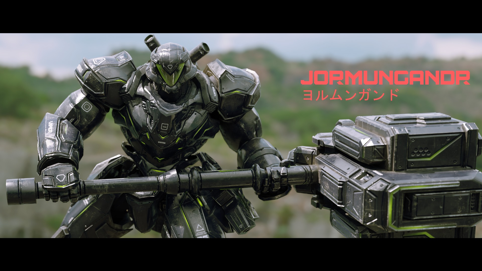 Low Poly - Cybernetic Jormungandr Son of Loki Low-poly 3D model_23