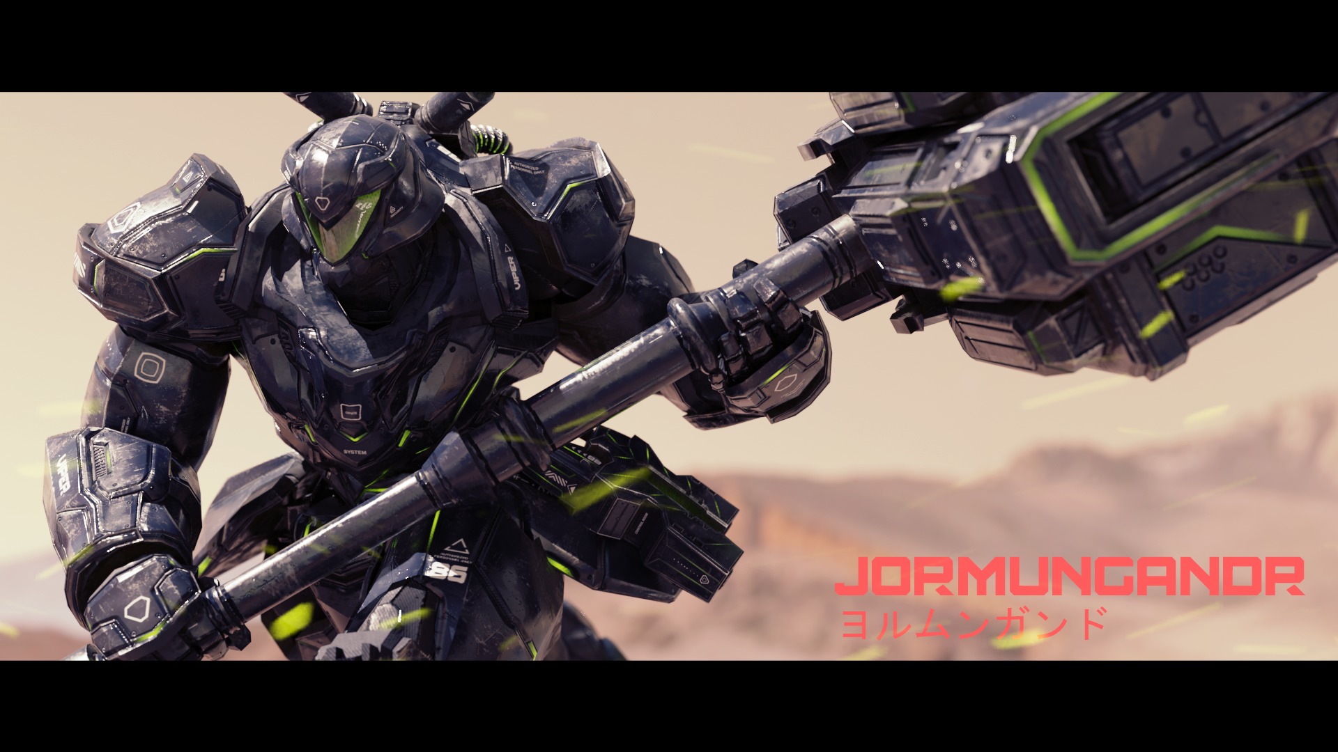 Low Poly - Cybernetic Jormungandr Son of Loki Low-poly 3D model_24