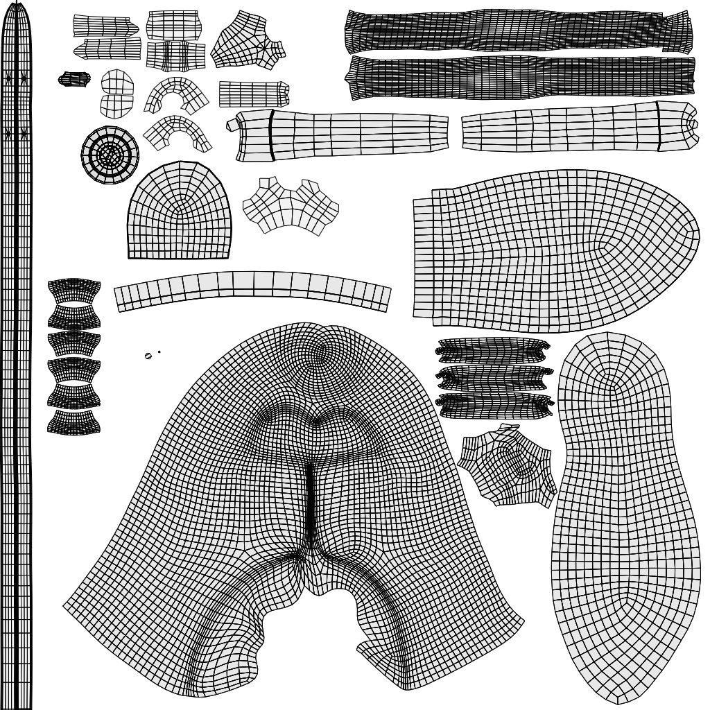 Osman abi Turkishman - Gameready Low-poly 3D model_13