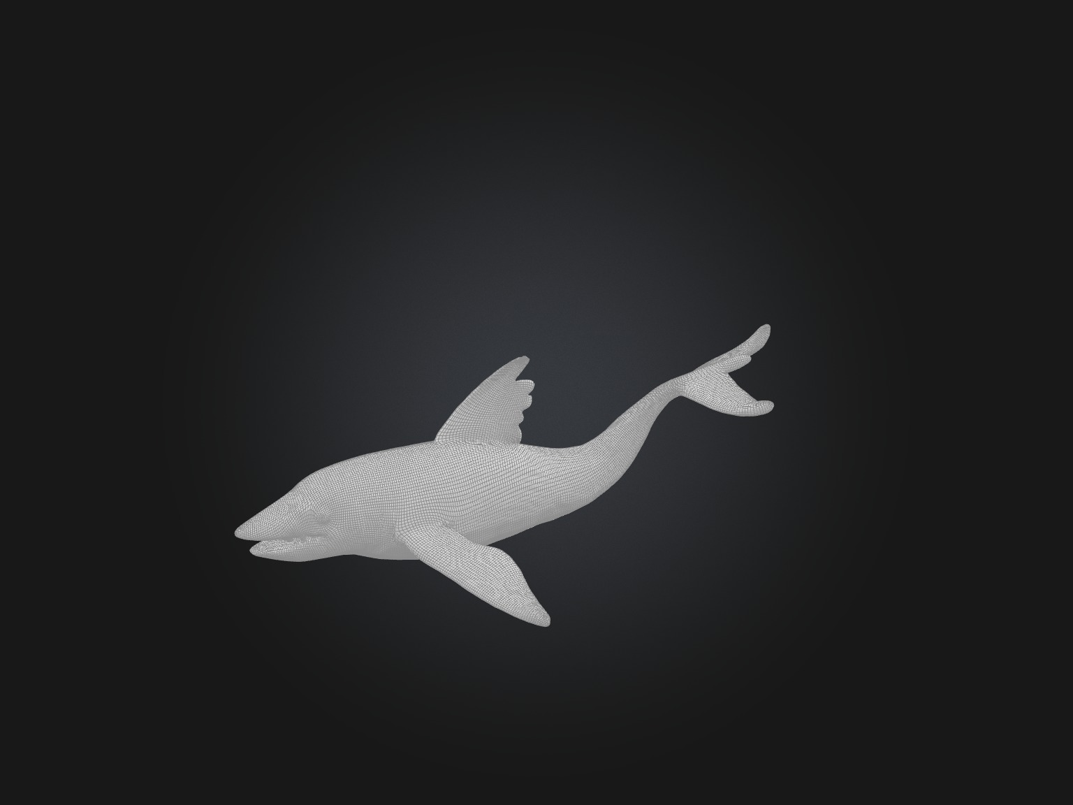 RoboWhale Model Low-poly 3D model_1