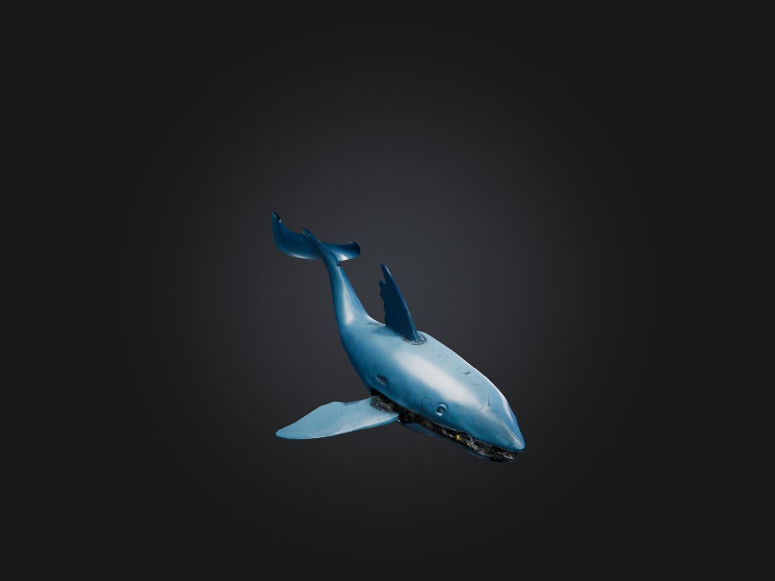 RoboWhale Model Low-poly 3D model_6