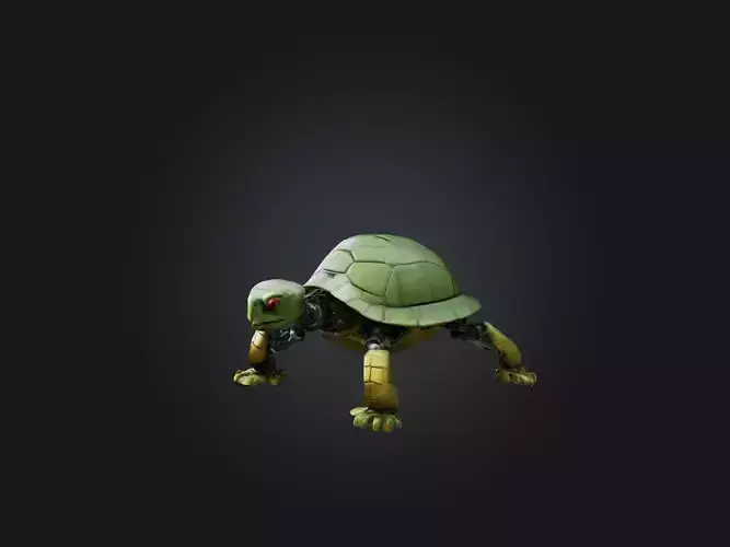 RoboTurtle Model Low-poly 3D model