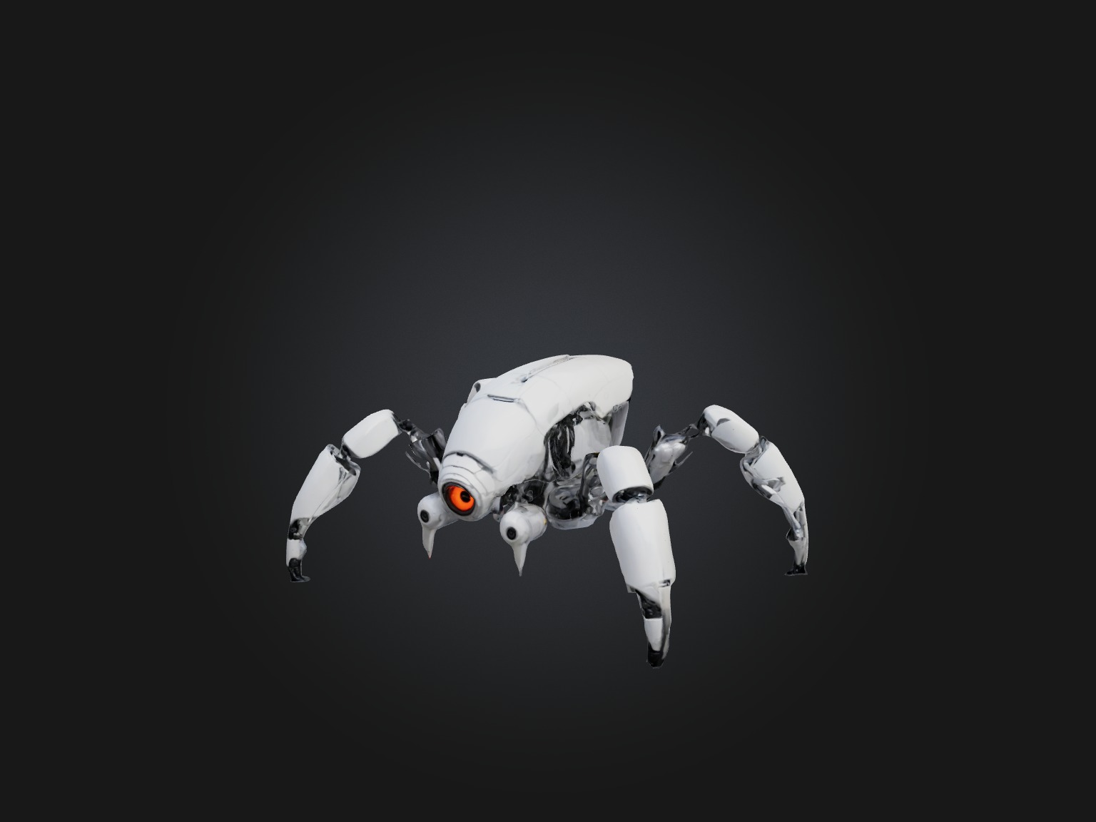 RoboSpider Model Low-poly 3D model_8