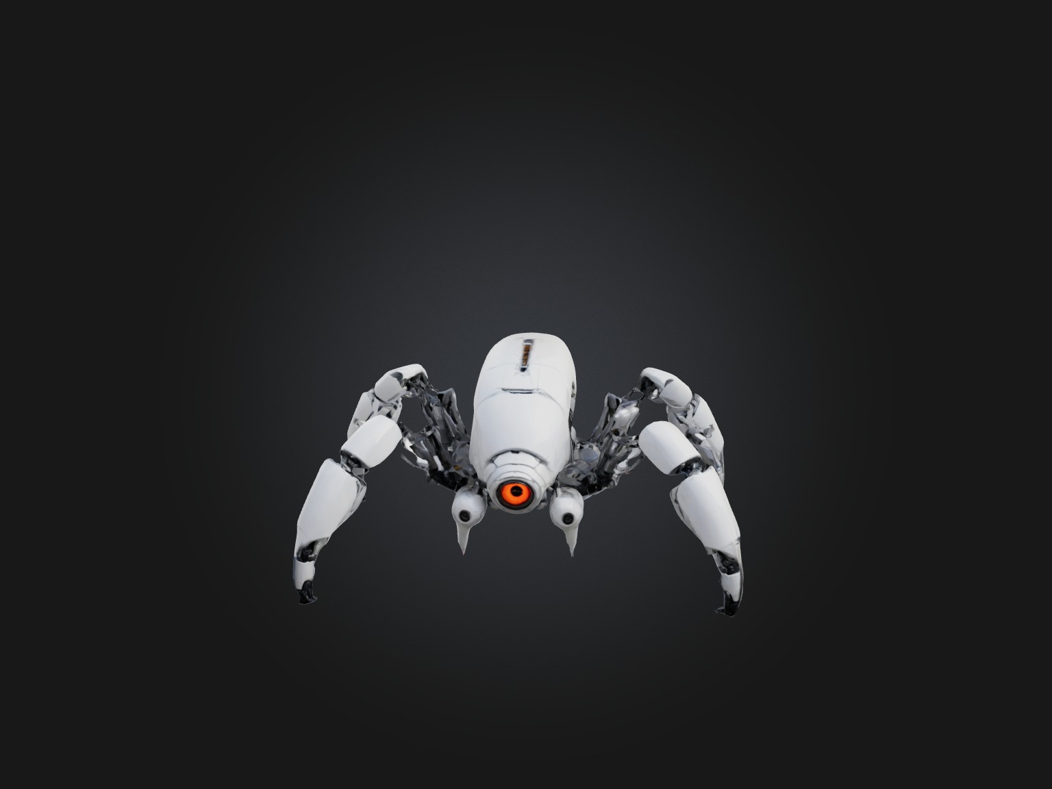 RoboSpider Model Low-poly 3D model_3