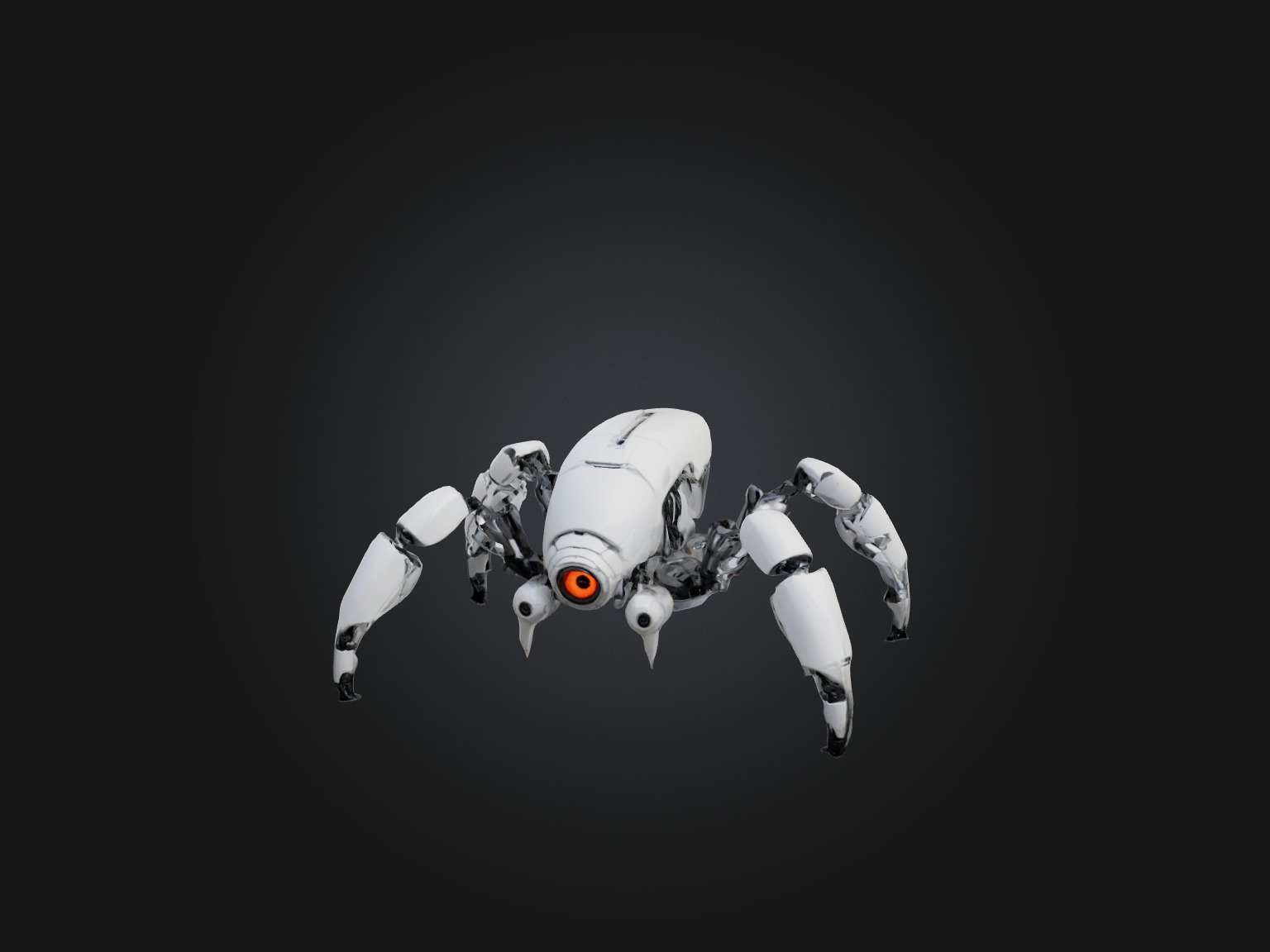 RoboSpider Model Low-poly 3D model_2