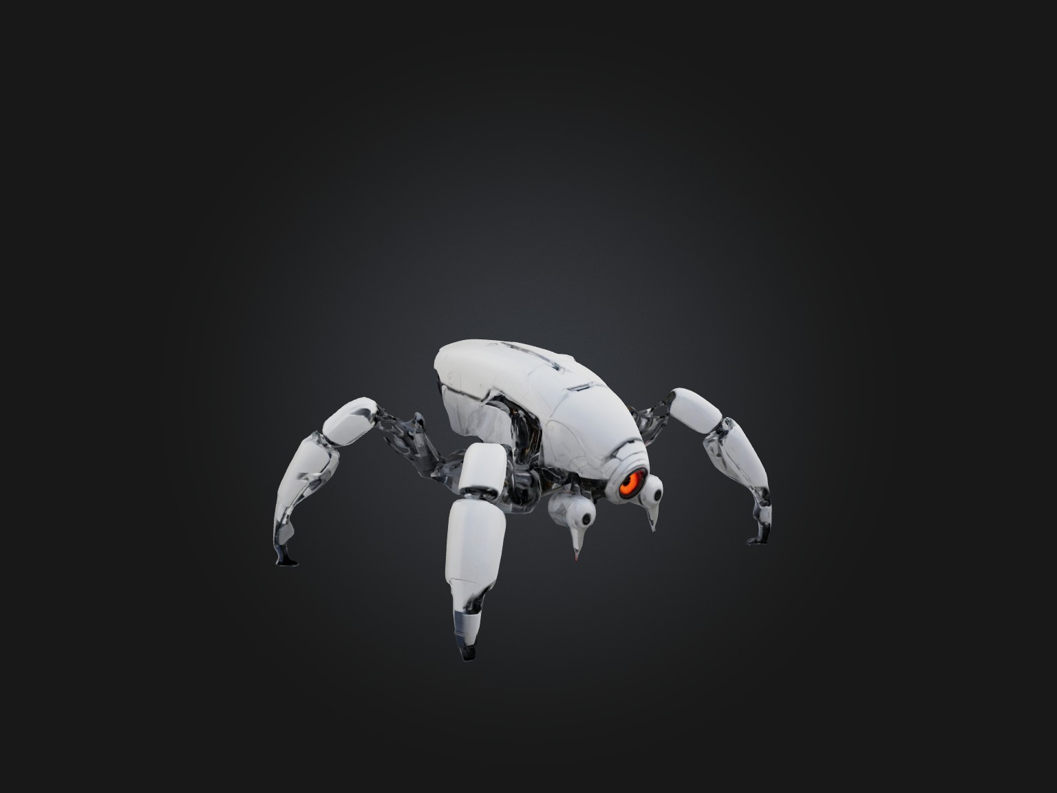 RoboSpider Model Low-poly 3D model_5