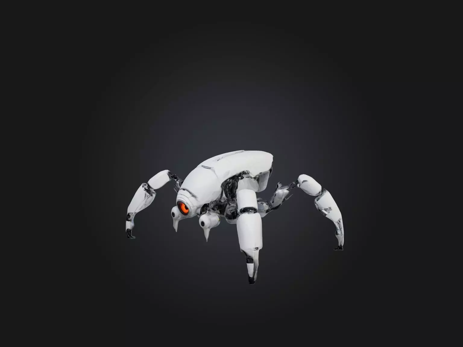 RoboSpider Model Low-poly 3D model_0