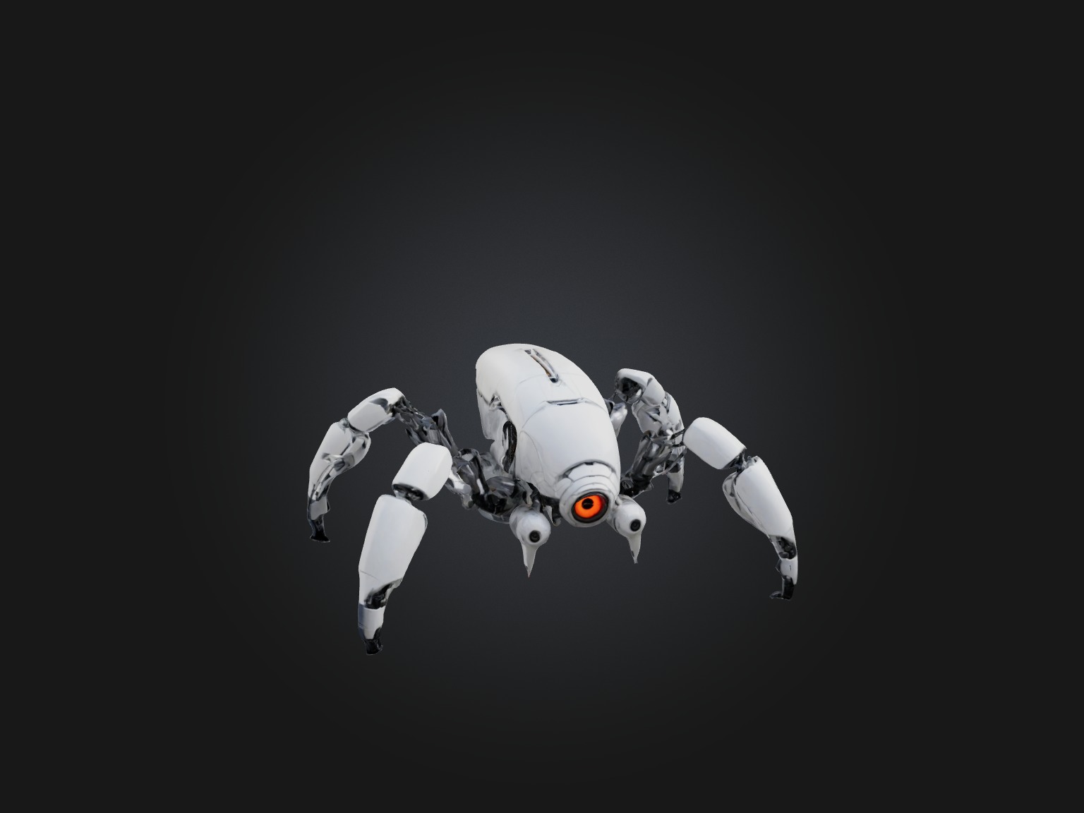 RoboSpider Model Low-poly 3D model_4