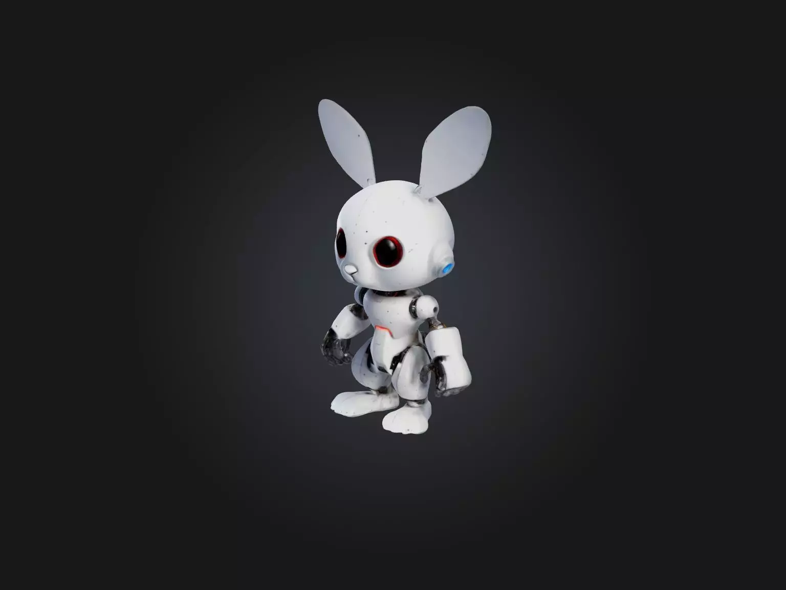 RoboRabbit Model Low-poly 3D model_0