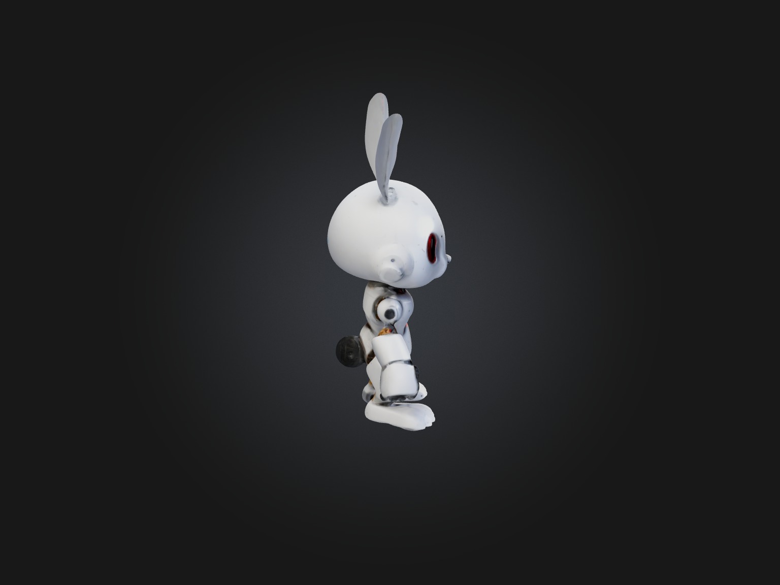 RoboRabbit Model Low-poly 3D model_7